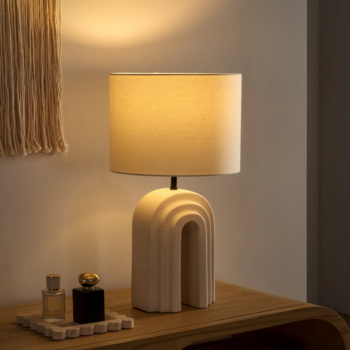 Blanc Arched Table Lamp